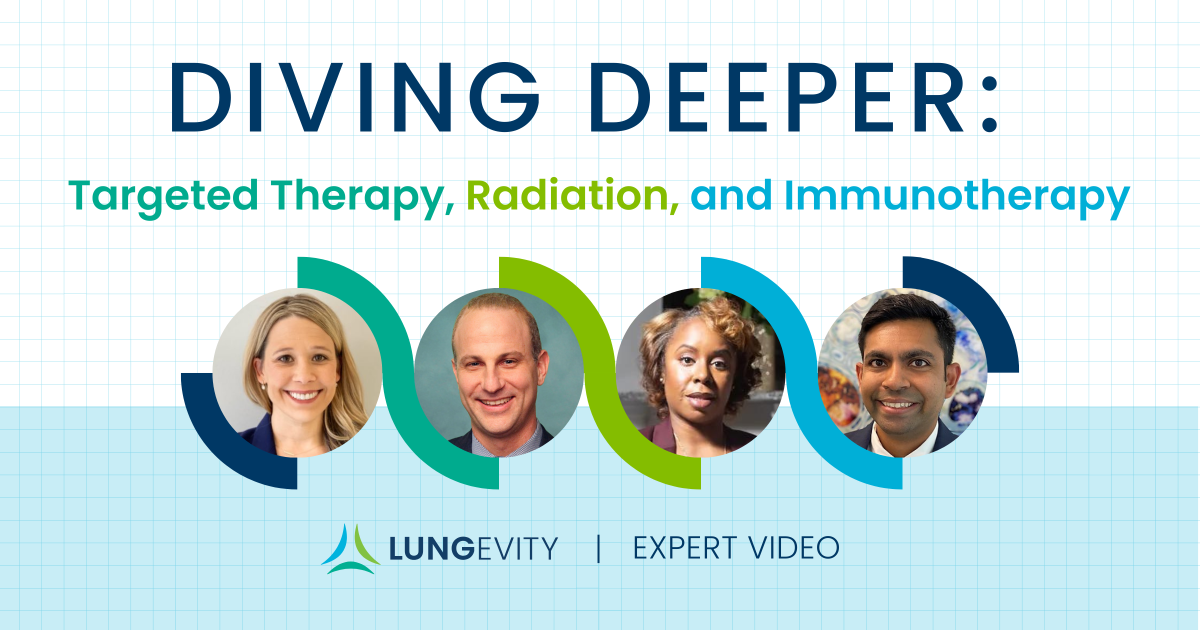 Title graphic showing panelists