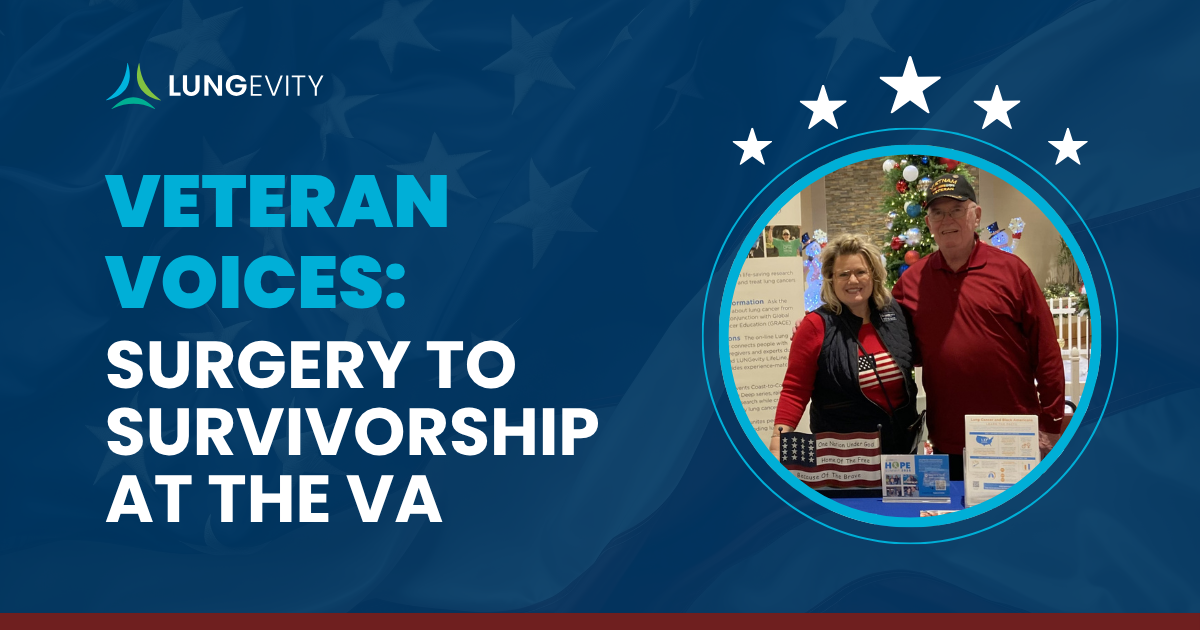 Michael and Kristi at the Dallas VA