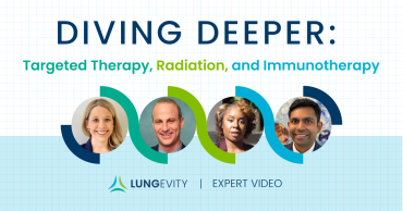 Title graphic showing panelists